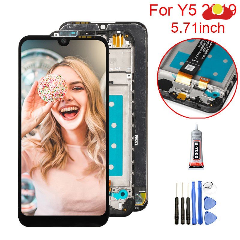 สําหรับ Huawei Y5 2019 จอแสดงผล LCD หน้าจอสัมผัส Digiziter หน้าจอเปลี่ยนสําหรับ Huawei Y5 2019 AMN-L