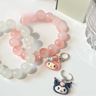 Original Imp Winding Fingers Soft Hand String Timele Girls New Cartoon Cute Gradient Ice Pink Beads Student Plate Play Bracelet