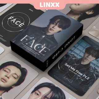 Linxx โปสการ์ด อัลบั้มรูปศิลปินเกาหลี BTS JIMIN FACE 55 ชิ้น