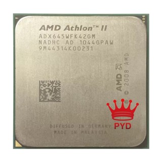 ซ็อกเก็ต AMD Athlon II X4 645 X4-645 X645 Quad-Core CPU 3.1G ADX645WFK42GM AM3