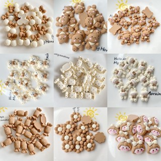 10 ชิ้น / เซต กาแฟ / สีเบจ การ์ตูน เด็กผู้หญิง หมี กระต่าย อ…