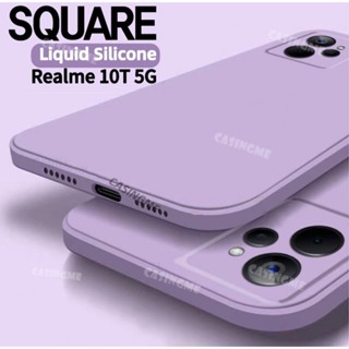 เคสโทรศัพท์ซิลิโคน TPU แบบนิ่ม ทรงสี่เหลี่ยม กันกระแทก สําหรับ Realme 10T 5G 2023 Realme 10T 5G Realme10T Realme10 10 T T10 Pro + 4G 5G 2023