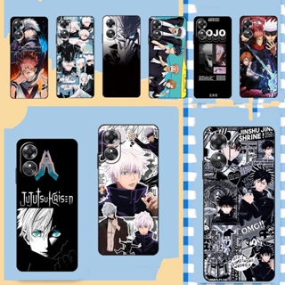 เคสโทรศัพท์มือถือแบบนิ่ม TPU กันกระแทก ลายอะนิเมะ Jujutsu Kaisen Gojo Satoru สําหรับ OPPO A17 CE16