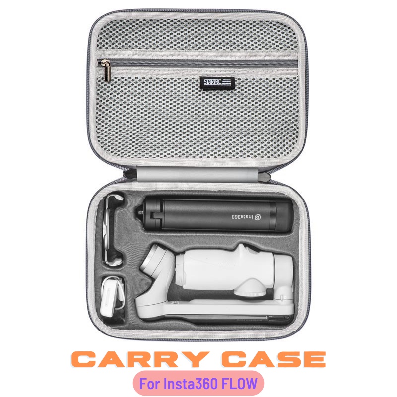 Startrc Carry Case Storage Bag Hard Shell พร้อมสายคล้องไหล่สําหรับ Insta360 Flow/Flow pro Accessory