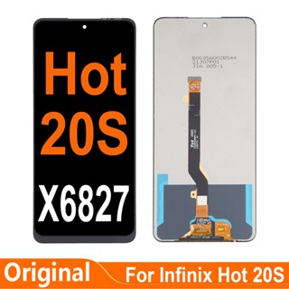 อะไหล่หน้าจอสัมผัส LCD 6.78 นิ้ว แบบเปลี่ยน สําหรับ Infinix Hot 20S Hot20S X6827