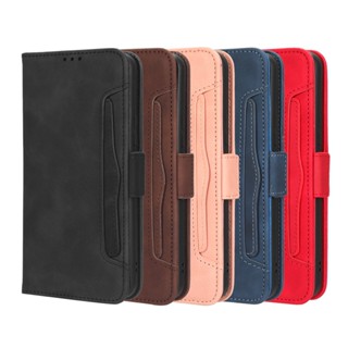 เคสโทรศัพท์มือถือหนัง ฝาพับ พร้อมช่องใส่บัตรหลายช่อง สําหรับ TCL 40 XL TCL 40 XE
