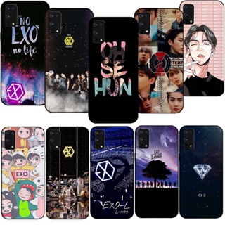 เคสโทรศัพท์มือถือซิลิโคน TPU แบบนิ่ม ลาย AM64 Kpop exo Lucky สําหรับ Realme C55 GT Neo5 SE GT3 10T Narzo N55