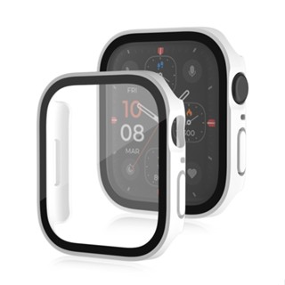 Life 2 in 1 กรอบ PC กันน้ํา และเคสกระจกนิรภัย สําหรับ Apple Watch Series 6 5 4 SE 40 มม.