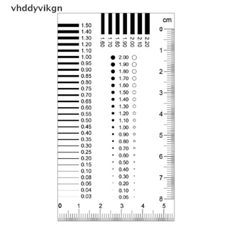 Vhdd ไม้บรรทัด เกจวัดคราบการ์ด เกจวัดจุด ลวด ฟิล์ม ไม้บรรทัด คราบคอนทราสต์ TH