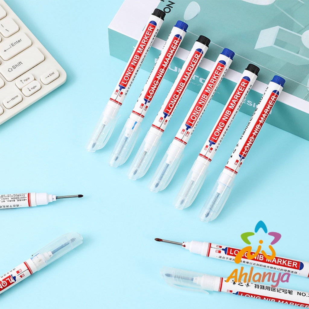 Ahlanya ปากกามาร์คเกอร์  พร้อมส่ง ปากกามาร์คเกอร์หัวยาว งานไม้ marking pen - รูปที่ 7