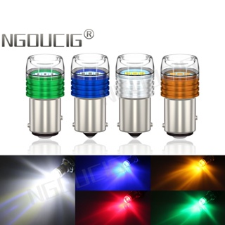 Ngoucig หลอดไฟเลี้ยว Led 1156 BA15S 1157 BAY15D P21W P21/5W DC12V 3SMD 5630 สําหรับจอดรถ รถจักรยานยนต์ รถยนต์