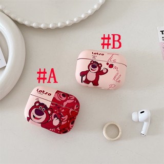 เคสแข็ง สำหรับ Airpods Pro2 Airpods Pro Airpods 3 gen3 AirPods 2 Cartoon Lotso Bear หมี Protective Hard Case