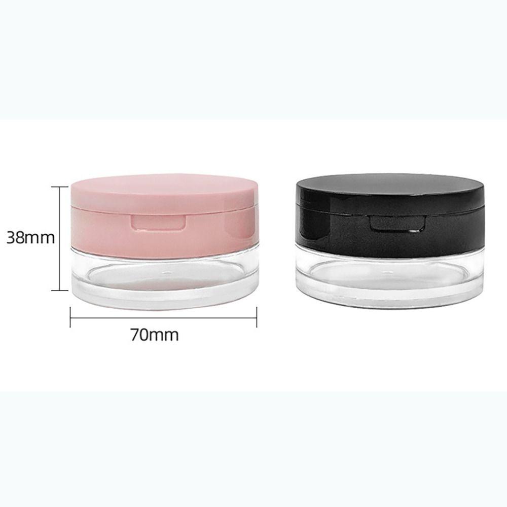 Appear กล่องแป้งฝุ่น Touch Up เครื่องมือแต่งหน้ากระจกออกแบบตารางที่ว่างเปล่าพร้อมภาชนะแป้งพัฟ
