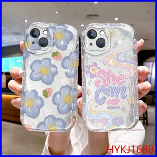 เคส iPhone 13 เคส iPhone 14 เคสโทรศัพท์ ซิลิโคนนุ่ม tpu โปร่งแสง ลายครีม สําหรับ NYW