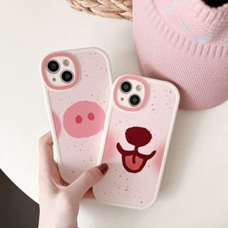 Compatible For iPhone 14 13 12 11 Pro Max X XR Xs Max 8 7 Plus SE 14pro 12pro 11promax 8plus 7P Cute Pig Nose Phone Case Silicone Soft Cover