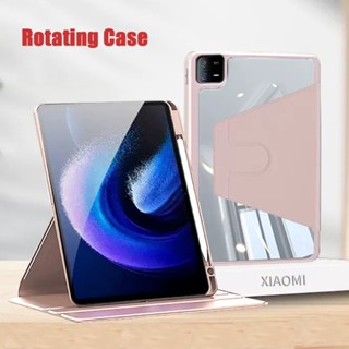 เคส พร้อมช่องใส่ปากกา หมุนได้ 360 องศา สําหรับ Xiaomi Pad 10.61 2022 Pad 6 Pro 2023 Mi Pad 6 Xiaomi Pad 5 Pro 11 นิ้ว