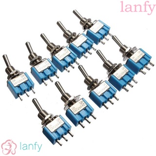 LANFY สวิทช์ไฟแบบโยก ON-ON AC 125V 6A 5 ชิ้น