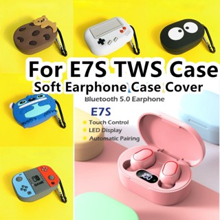 【จัดส่งรวดเร็ว】เคสหูฟัง แบบนิ่ม ลายการ์ตูนสุนัขเอเลี่ยน สําหรับ E7S TWS E7S TWS