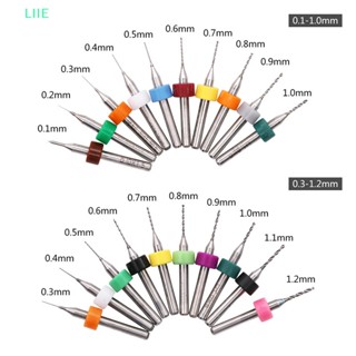 Li ดอกสว่านคาร์ไบด์ อัลลอย PCB 0.1 มม.-1.2 มม. 0.1 มม. 1.2 มม. คุณภาพสูง สําหรับเจาะแผงวงจร 10 ชิ้น ต่อชุด