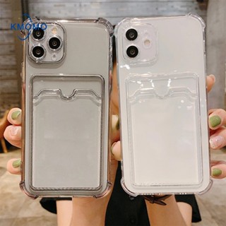 เคสกันกระแทกเคสใส่บัตร เคสซิลิโคนใส เคสใสทรงสี่เหลี่ยม VIVO V23 5G Y33s Y21 Y21t Y33t Y21s Y20 Y20i Y20s G Y15a Y15s Y01 Y12a Y12s Y17 Y15 Y12 Y11