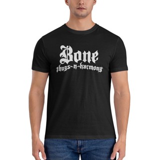 เสื้อยืด พิมพ์ลายโลโก้ Bone Thugs N Harmony Eazy-E สไตล์คลาสสิก สําหรับผู้ชาย