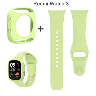 ใหม่ สายนาฬิกาข้อมือซิลิโคน สําหรับ Xiaomi Redmi Watch3 SmartWatch Band WristBand Mi Watch 3 +