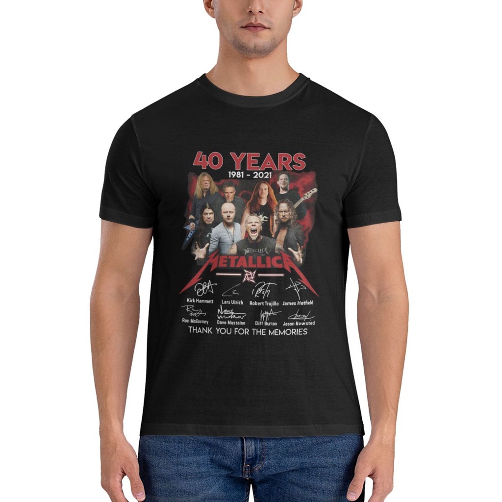 Metallica 40Th Anniversary Master Of Pupets Fan Cool Tshirt อุปกรณ์เสริมหลายสี