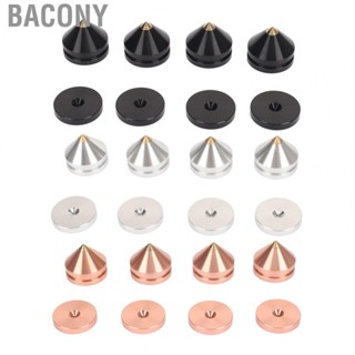 Bacony 4Pcs  Isolation Feet Pad Shock Absorption Amplifier Spike Isolation Feet Mat for Turntable Subwoofer  Amps