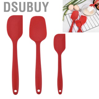 Dsubuy 3 Pcs  Grade Silicone Spatulas Set Heat Resistant Non Stick Spatula Kitchen Utensils for Cooking Baking