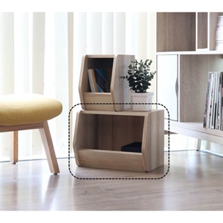 [กทม. 3-5 วัน ส่ง] SB Design Square กล่องโล่ง รุ่น Jayden สีไม้อ่อน (40x30x30 ซม.) แบรนด์ LOOMS