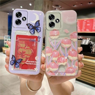 เคสโทรศัพท์มือถือ ซิลิโคนนิ่ม TPU แบบใส พร้อมกระเป๋าใส่บัตร แฟชั่น สําหรับ Infinix Smart 7 HD HOT30 30i 30play 20 20i 20S 20PLAY ZERO 5G 2023 Infinix HOT 30 Play HOT20S