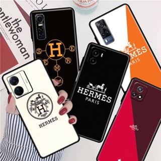 เคสโทรศัพท์ซิลิโคน TPU กันกระแทก ลายโลโก้ Hermes สําหรับ Vivo S9 S12 V23 S12 S15 V20 V21 V23E 4G 5G V23 PRO