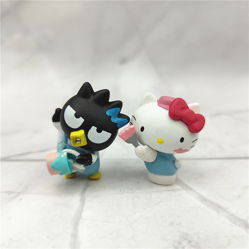 LF1 5pcs Sanrio จิตรกร Series Action Figure Melody Kitty Purin Pachacco XO ตุ๊กตาของเล่นสําหรับของขวัญเด็กตุ๊กตา FL1 - รูปที่ 3