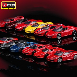 Bburago โมเดลรถยนต์ สเกลเล็ก 1/64 อัลลอย ของเล่นสะสม สําหรับเด็กผู้ชาย Ferrari 458 Spider