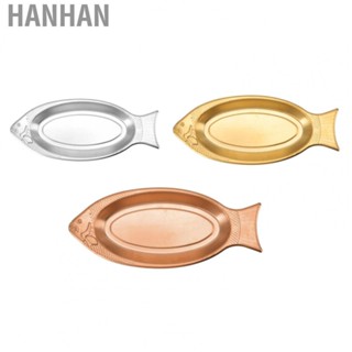 Hanhan Fish Platter Dishes Serving Platter Embossed Design for Birthdays