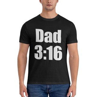 เสื้อยืด พิมพ์ลาย Stone Cold Steve Austin Dad 3 16 คุณภาพสูง สําหรับผู้ชาย