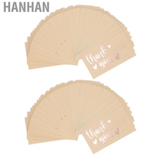 Hanhan Business Thank You Cards 3.5x1.9inch Thank You Cards  for Wedding