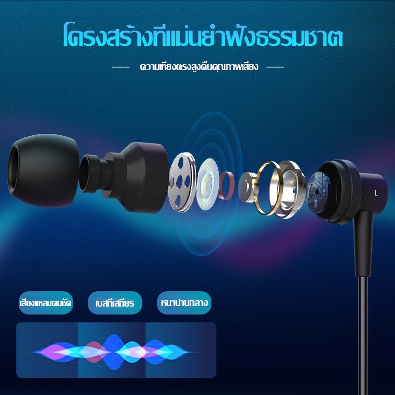 ส่งจากไทย หูฟัง Xiaomi Piston Fresh Version หูฟังแท้ หูฟังแบบเสียบหู In-Ear Earphone Type-C ใช้ได้REDMI XIAOMI อินเอียร์