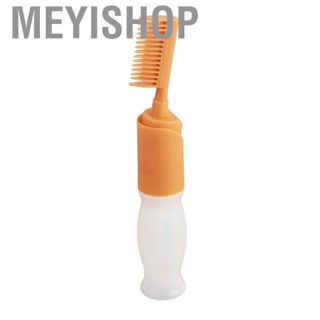 Meyishop 110ml Root Comb Applicator Bottle  Bottle With Comb and Graduated Scale for Home Barber Shop Scalp