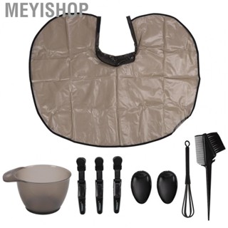 Meyishop Hair Dyeing Kit  Hair Coloring Set Strong Toughness Non Slip Base Silicone ABS Simple Operation  for Salon