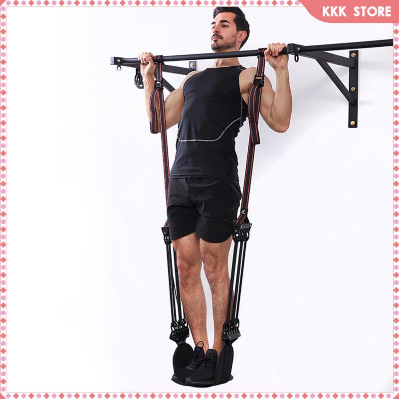 [ Wishshopefhx ] Pull up Resistance Band Chin up Assistance Band Arms Legs Training Adjustable Fitness Bar Belt for Workout, Gym, Accessories