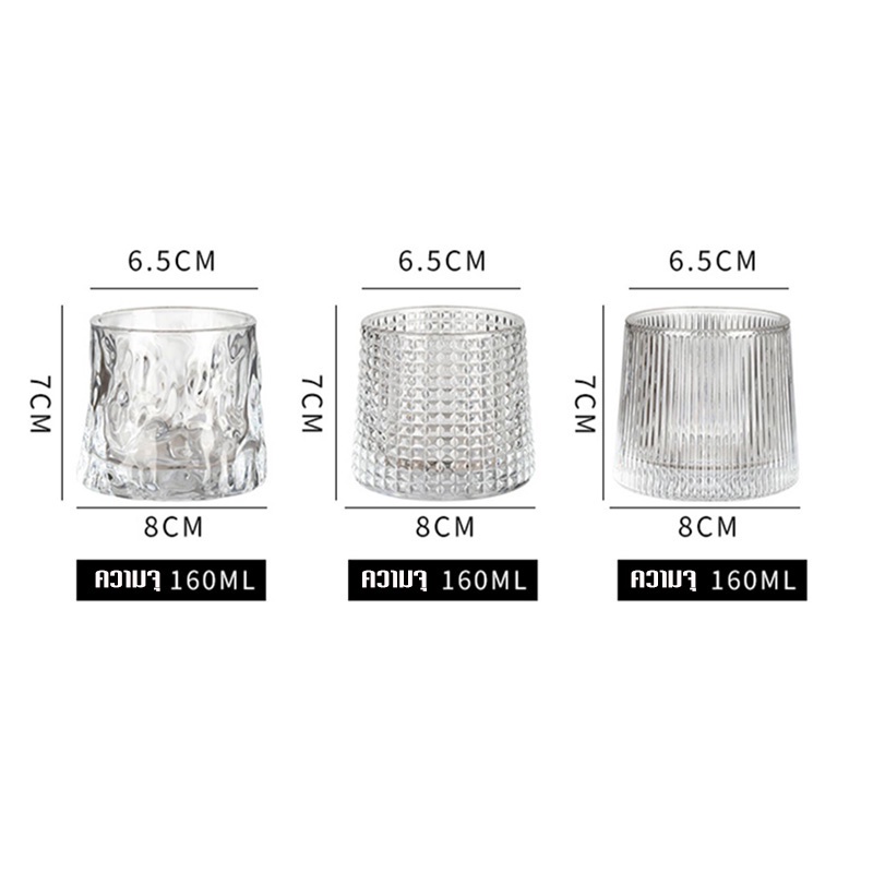 Panda รวมแก้วใส่เหล้า เบียร์ กาแฟ วิสกี้ บรั่นดี เนื้อคริสตัล ใส สวย ทนทานคุณภาพสูง แพ็คอย่างดี แตกเคลมได้ the rock - รูปที่ 7