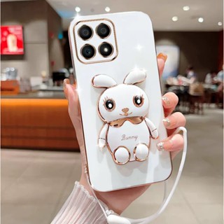 เคสโทรศัพท์มือถือ ลายกระต่ายน้อยน่ารัก สามมิติ แฟชั่น สําหรับ Honor 70 50 X9 X8 X7 X6 Lite