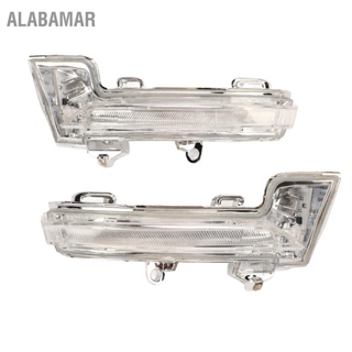 ALABAMAR 1 คู่ซ้ายและขวาแบบไดนามิก LED กระจกมองข้างตัวบ่งชี้ 5E0949101 กระจกไฟเลี้ยวสำหรับ OCTAVIA 5E