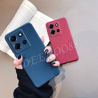 เคสโทรศัพท์มือถือ TPU แบบนิ่ม ผิวด้าน ป้องกันกล้อง สีพื้น สําหรับ Infinix GT 10 Pro 2023 GT 10Pro