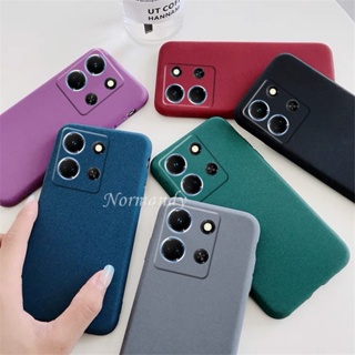 พร้อมส่ง เคสโทรศัพท์มือถือ ซิลิโคนนิ่ม TPU ผิวด้าน กันกระแทก กันรอยกล้อง สีแคนดี้ สําหรับ Infinix Note 30 Pro 30i 4G 5G