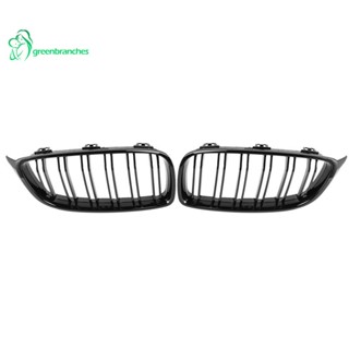 กระจังหน้ารถยนต์ สีดํา แบบเปลี่ยน สําหรับ BMW 4 Series F32 F33 F36 F80 F82 Double Slat M4