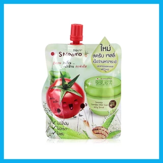 Smooto Tomato Aloe Snail Jelly Scrub 50ml.