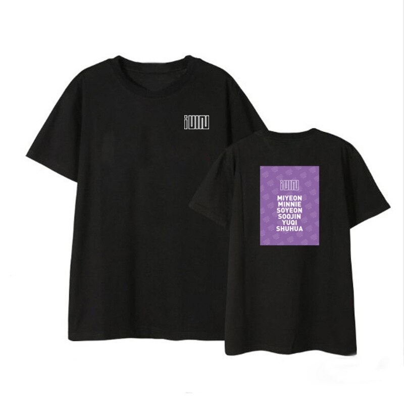 เสื้อยืด ทรงหลวม พิมพ์ลายอัลบั้ม Kpop Gidle Gidle Gidle Dx1120