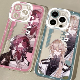 เคสโทรศัพท์ซิลิโคน TPU ใส แบบนิ่ม ลาย Honkai Star Rail กันกระแทก สําหรับ IPhone 11 12 13 14 Pro Max 7 8 6s Plus X XS XR SE 2020 Mini